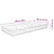 Produktbild 8 för Memoryskummadrass vit 80x160x17 cm