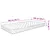Produktbild 8 för Memoryskummadrass vit 100x200x17 cm