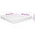 Produktbild 8 för Memoryskummadrass vit 200x200x17 cm