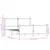 Produktbild 10 för Sängram utan madrass metall sonoma-ek 140x190 cm