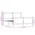 Produktbild 10 för Sängram utan madrass metall sonoma-ek 140x200 cm