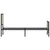 Produktbild 6 för Sängram utan madrass metall sonoma-ek 160x200 cm