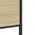 Produktbild 8 för Sängram utan madrass metall sonoma-ek 160x200 cm