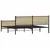 Produktbild 7 för Sängram utan madrass metall sonoma-ek 180x200 cm