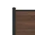 Produktbild 10 för Sängram utan madrass metall brun ek 140x190 cm
