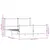 Produktbild 10 för Sängram utan madrass metall brun ek 140x200 cm