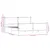 Produktbild 10 för Sängram utan madrass metall brun ek 183x213 cm