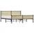 Produktbild 3 för Sängram utan madrass metall sonoma-ek 180x200 cm