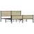 Produktbild 4 för Sängram utan madrass metall sonoma-ek 180x200 cm