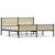 Produktbild 2 för Sängram utan madrass metall sonoma-ek 183x213 cm