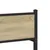 Produktbild 9 för Sängram utan madrass metall sonoma-ek 193x203 cm