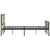 Produktbild 6 för Sängram utan madrass metall sonoma-ek 200x200 cm