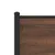 Produktbild 8 för Sängram utan madrass metall brun ek 183x213 cm