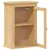 Produktbild 4 för Väggmonterat badrumsskåp Corona 45x27x64,5 cm massiv furu
