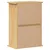 Produktbild 7 för Väggmonterat badrumsskåp Corona 45x27x64,5 cm massiv furu