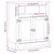 Produktbild 10 för Badrumsskåp Corona 70x33x80 cm massiv furu