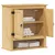 Produktbild 3 för Väggmonterat badrumsskåp Corona 70x33x71,5 cm massiv furu