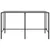 Produktbild 3 för Barbord svart 200x100x110 cm pulverlackerat stål