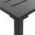 Produktbild 5 för Barbord svart 200x100x110 cm pulverlackerat stål