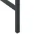 Produktbild 6 för Barbord svart 200x100x110 cm pulverlackerat stål
