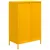 Produktbild 7 för Högskåp senapsgul 68x39x101,5 cm stål