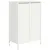 Produktbild 7 för Högskåp vit 68x39x101,5 cm stål