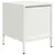 Produktbild 7 för Sängbord vit 35x39x43,5 cm stål