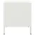 Produktbild 7 för Sängbord 2 st vit 35x39x43,5 cm stål