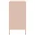 Produktbild 6 för Skänk rosa 68x39x73,5 cm kallvalsat stål