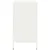 Produktbild 6 för Skänk vit 68x39x73,5 cm kallvalsat stål