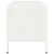 Produktbild 6 för Tv-bänk vit 101,5x39x43,5 cm kallvalsat stål