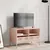 Produktbild 3 för Tv-bänk rosa 68x39x43,5 cm kallvalsat stål