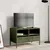 Produktbild 3 för Tv-bänk olivgrön 68x39x43,5 cm kallvalsat stål