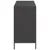 Produktbild 6 för Skänk svart 101,5x39x73,5 cm kallvalsat stål