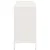 Produktbild 6 för Skänk vit 101,5x39x73,5 cm kallvalsat stål