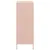 Produktbild 6 för Högskåp rosa 68x39x103,5 cm stål