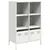 Produktbild 2 för Högskåp vit 68x39x103,5 cm stål