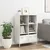 Produktbild 3 för Högskåp vit 68x39x103,5 cm stål