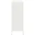 Produktbild 6 för Högskåp vit 101,5x39x103,5 cm stål