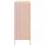Produktbild 6 för Högskåp rosa 68x39x103,5 cm stål