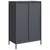 Produktbild 7 för Högskåp antracit 68x39x103,5 cm stål
