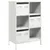 Produktbild 2 för Högskåp vit 68x39x103,5 cm stål