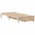 Produktbild 6 för Sängram utan madrass 75x190 cm massiv furu
