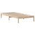 Produktbild 7 för Sängram utan madrass 75x190 cm massiv furu