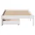 Produktbild 4 för Sängram utan madrass vit 75x190 cm massiv furu
