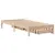 Produktbild 6 för Sängram utan madrass 90x190 cm massiv furu