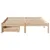 Produktbild 4 för Sängram utan madrass 140x190 cm massiv furu