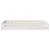 Produktbild 5 för Sängram utan madrass vit 140x190 cm massiv furu