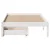 Produktbild 4 för Sängram utan madrass vit 90x200 cm massiv furu