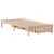 Produktbild 6 för Sängram utan madrass 100x200 cm massiv furu